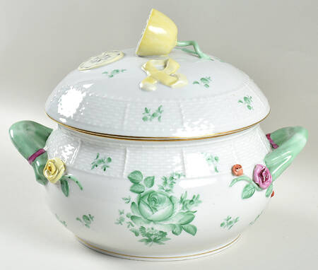 Bouquet de Tulipe Bean Pot & Lid