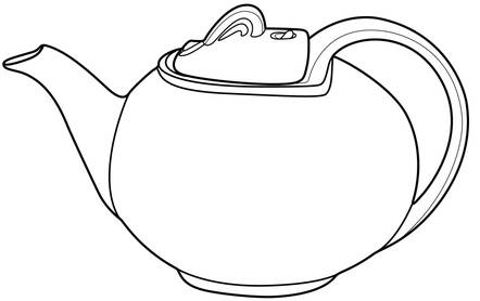 Canary Yellow Hook Cover Teapot & Lid