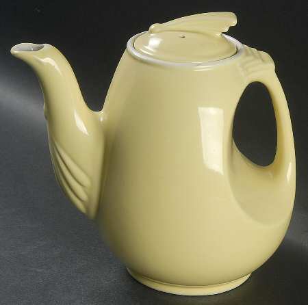 Canary Yellow Sundial Teapot & Lid