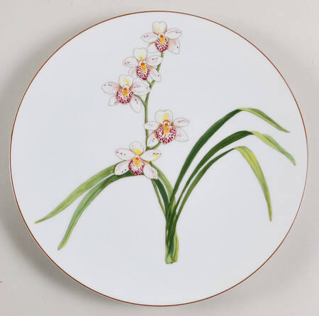Jardin des Orchidees Dinner Plate