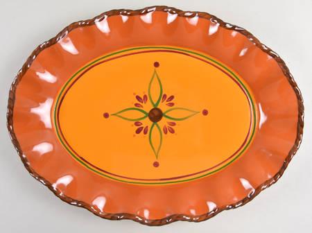 Tuscan Home 17" Oval Serving Platter
