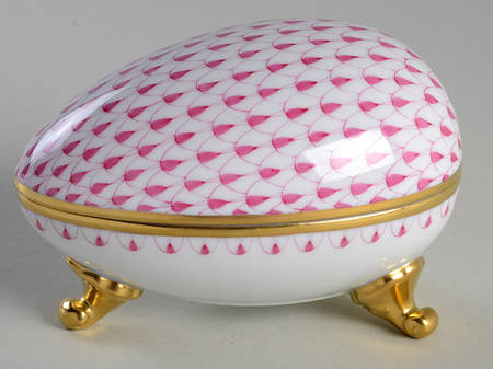 Boxes Egg Box-Gold Feet/Raspberry - No Box