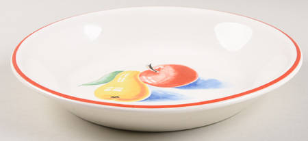 Red Apple II Modern Age Pie Serving Plate