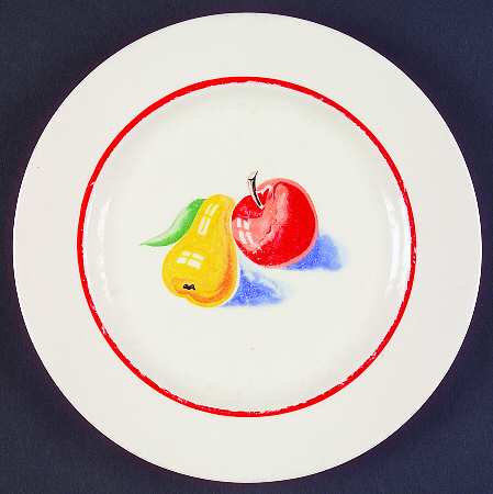 Red Apple II Modern Age Salad Plate