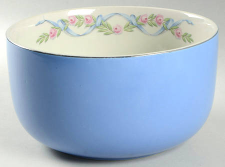Wildfire (Platinum Trim) 9" Straight Sided Bowl (No Embossed Rings)