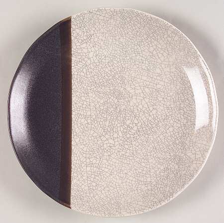 Vintage Black Salad Plate