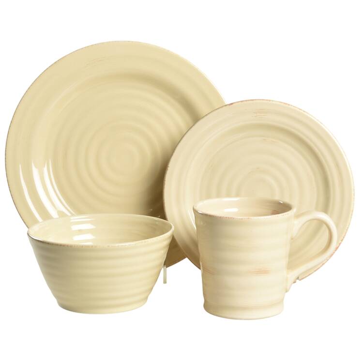 Adriatic Cream 4 Piece Place Setting