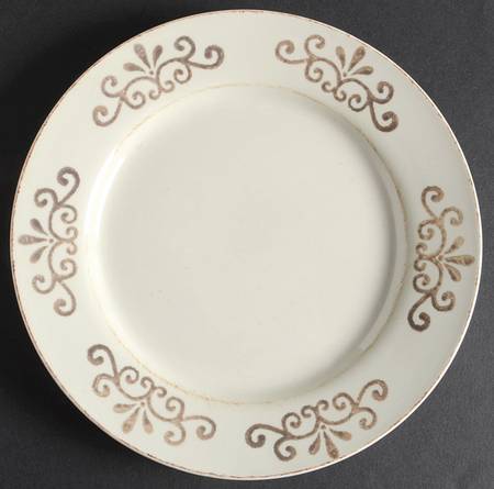 Athena Cream Salad/Dessert Plate