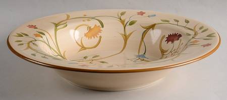 American Simplicity Floral 14" Pasta Serving Bowl