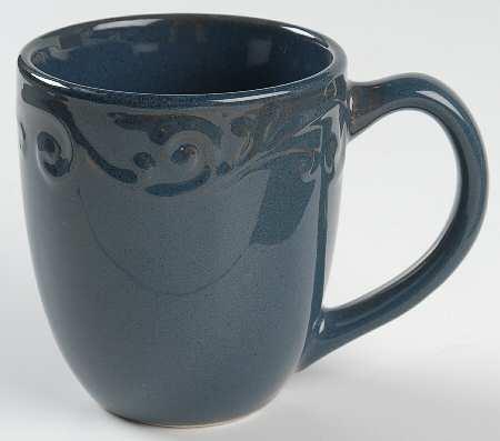 Nova Scroll Blue Mug