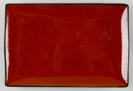 Red Solstice Square 12" Rectangular Serving Platter