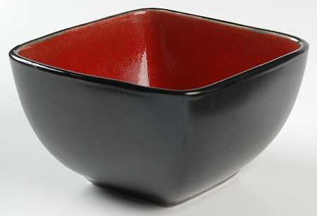 Red Solstice Square Soup/Cereal Bowl