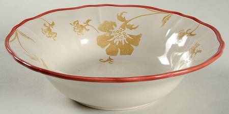 Somerset Floral 9" Round Vegetable Bowl