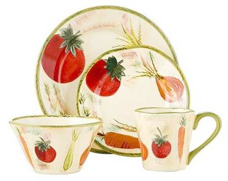 Tuscan Vegetable Dinner Plate
