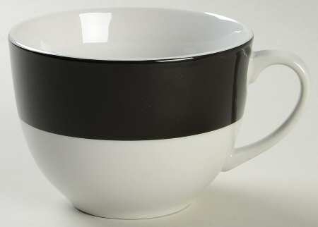 Banded Black Mug