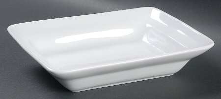 Basic White Rectangular Dish