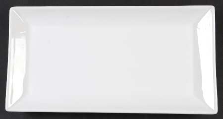 Basic White 12" Rectangular Tray