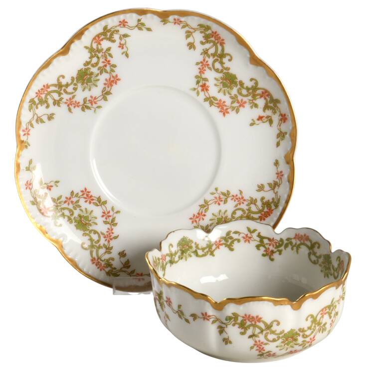 H3759 Ramekin & Saucer Set by Haviland