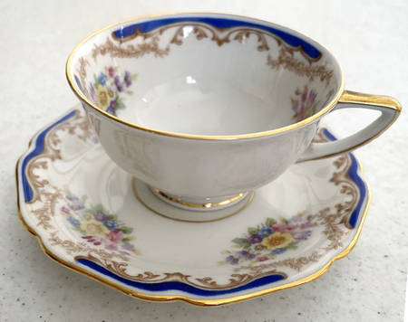 16198 Footed Demitasse Cup & Saucer Set