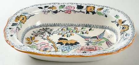 9461-Round 9" Oval Vegetable Bowl