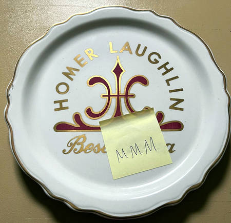 Advertising Signs Chop Plate w/Advertising