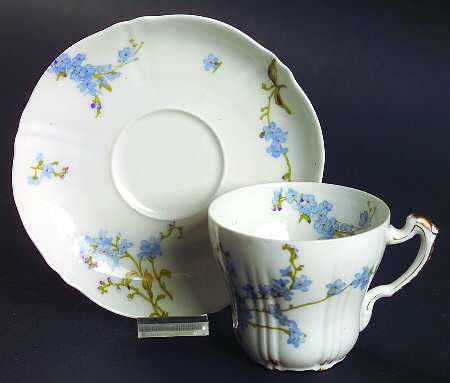 H3766 Flat Demitasse Cup & Saucer Set
