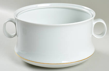 HUT1836 (Gold Verge, No Trim) Tureen No Lid