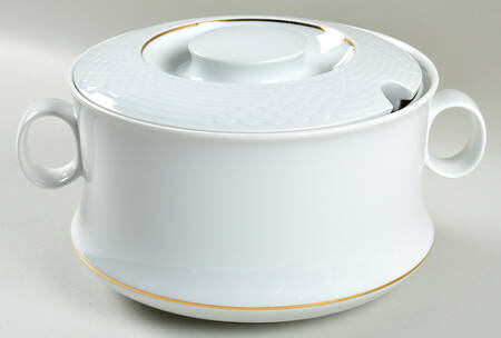 HUT1836 (Gold Verge, No Trim) Tureen &  Lid