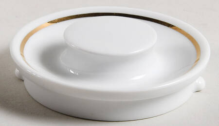 HUT1836 (Gold Verge, No Trim) Lid for Teapot