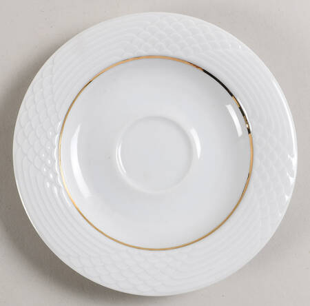 HUT1836 (Gold Verge, No Trim) Saucer