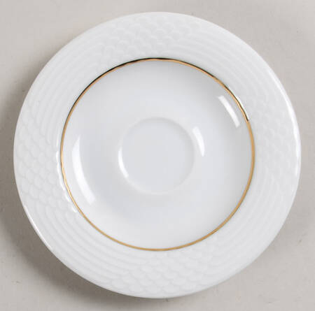 HUT1836 (Gold Verge, No Trim) Saucer for Demitasse Cup