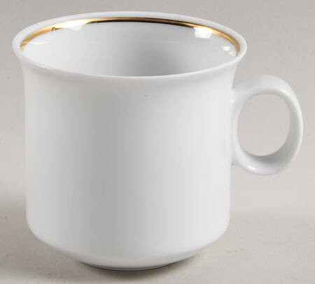 HUT1836 (Gold Verge, No Trim) Flat Cup