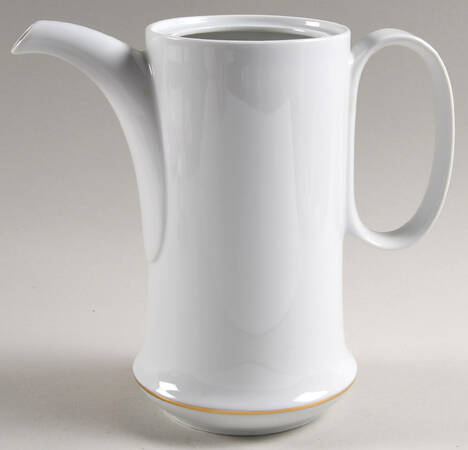 HUT1836 (Gold Verge, No Trim) Coffee Pot No Lid