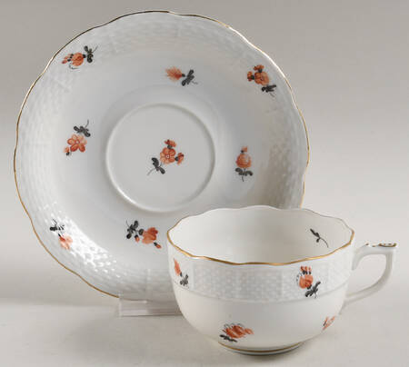 HER67 Flat Cup & Saucer Set by Herend