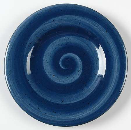 Twist Blue Salad Plate