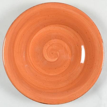Twist Orange Salad Plate