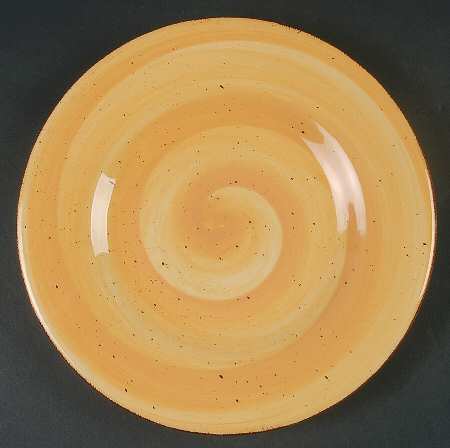 Twist Yellow Salad Plate