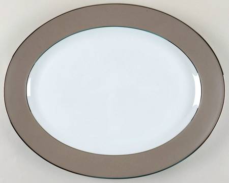 Aurore Uni 15" Oval Serving Platter