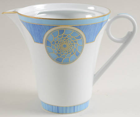 Eventails Bleu Tea/Coffee Pot No Lid