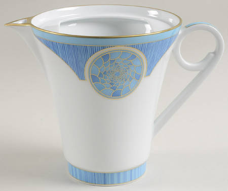 Eventails Bleu Coffee Pot No Lid