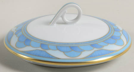Eventails Bleu Lid for Coffee Pot