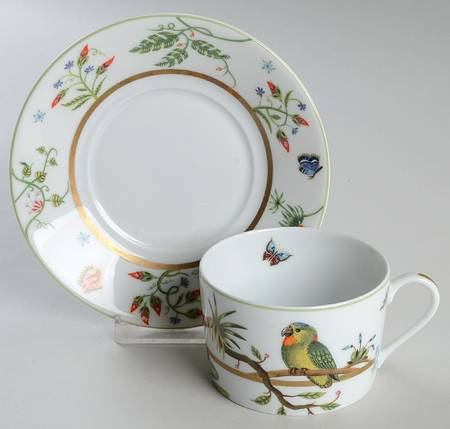 Alain Thomas Le Bestiaire Flat Cup & Saucer Set