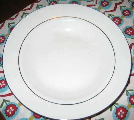 Mcallister Gold Rim Soup Bowl
