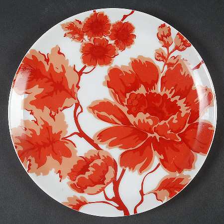 Carmine Blossom Salad Plate