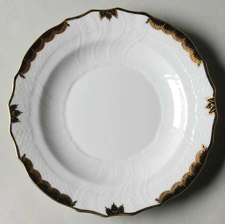 Princess Victoria Black Salad Plate