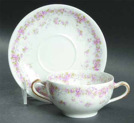 Schleiger 857-2 Flat Bouillon Cup & Saucer