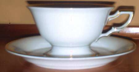 5503 Footed Cup & Saucer Set