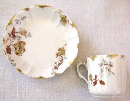 H3502 Flat Demitasse Cup & Saucer Set