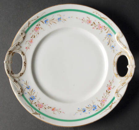 H3849 Handled Cake Plate