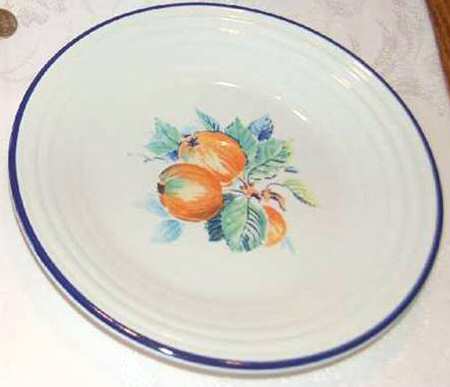 Fiesta Water Color Series Luncheon Plate